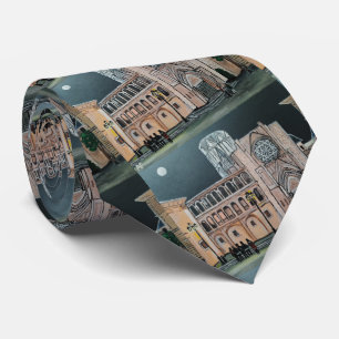 Catedral de Santa María Painting by Alfred Fox Neck Tie