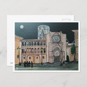 Catedral de Santa María Painting by Alfred Fox Postcard