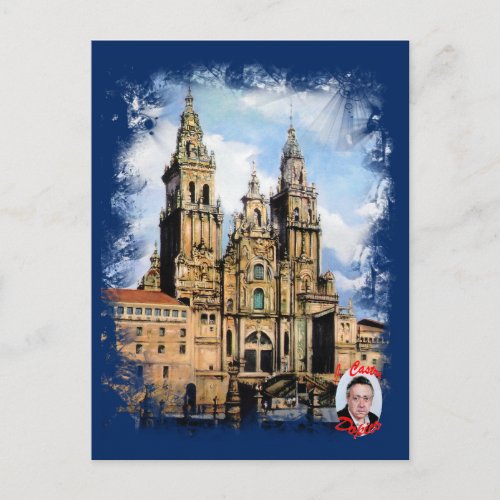 Catedral de Santiago de Compostela A Corua Postcard