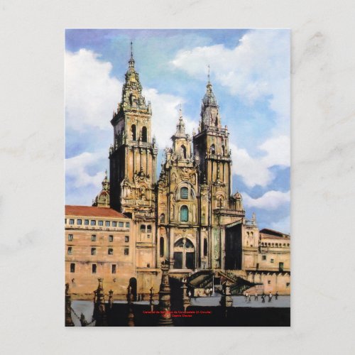 Catedral de Santiago de Compostela A Corua Postcard