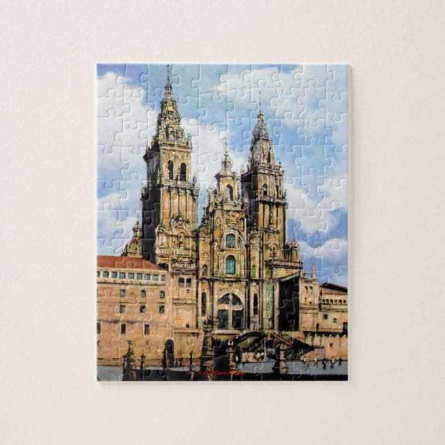 Catedral de Santiago de Compostela Jigsaw Puzzle (Vertical)