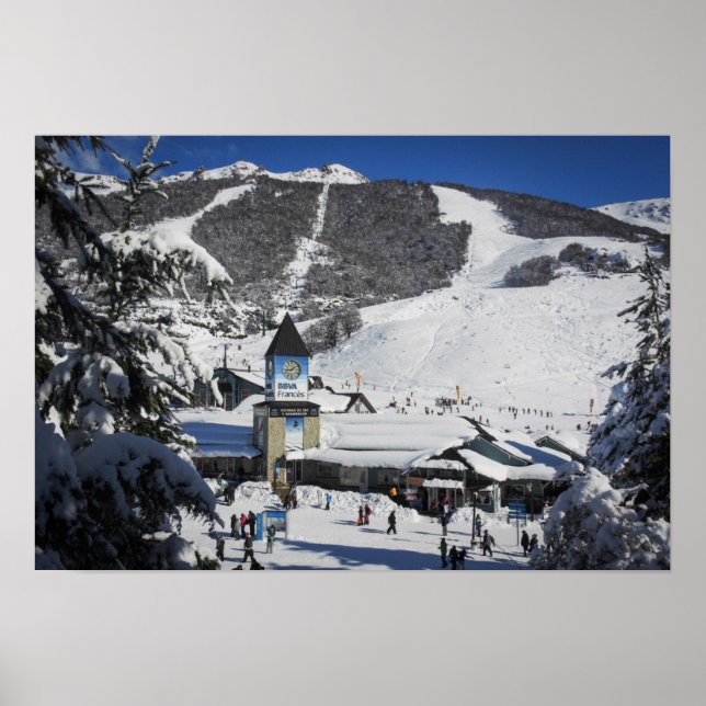 Catedral Ski Resort, Bariloche Argentina Poster (Front)