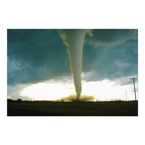 Category F5 Tornado Approaching Elie Manitoba Photo Print