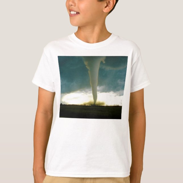 Category F5 Tornado Approaching Elie Manitoba T-Shirt (Front)