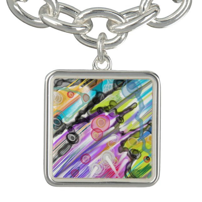 CATEGORY FIVES SWIRLING ABSTRACT ART DESIGN BRACELET (Design)