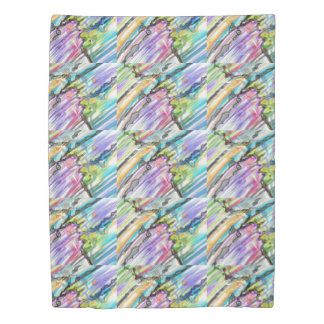 CATEGORY FIVES SWIRLING ABSTRACT ART DESIGN DUVET COVER