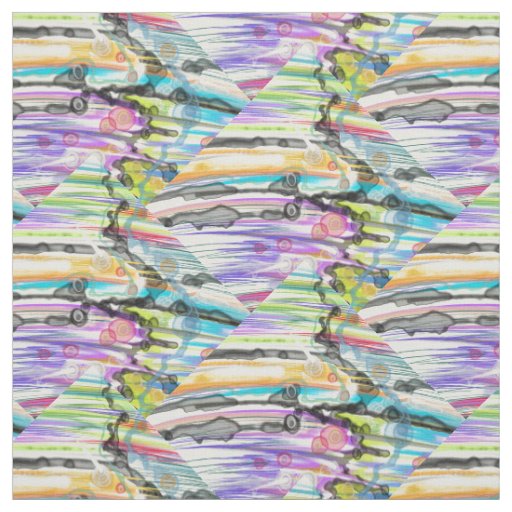 CATEGORY FIVES SWIRLING ABSTRACT ART DESIGN FABRIC