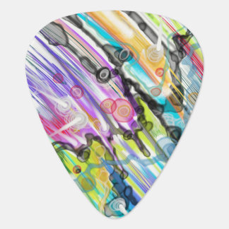 CATEGORY FIVES SWIRLING ABSTRACT ART DESIGN GUITAR PICK