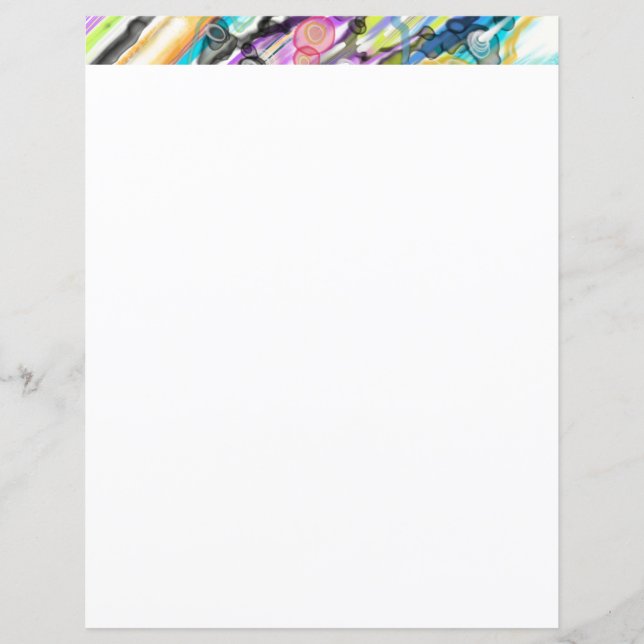 CATEGORY FIVES SWIRLING ABSTRACT ART DESIGN LETTE (Front)