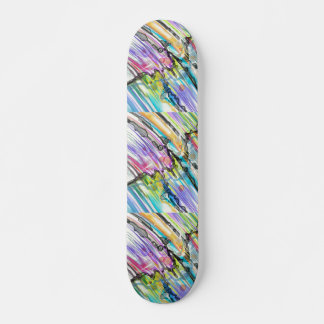 CATEGORY FIVES SWIRLING ABSTRACT ART DESIGN SKATEBOARD