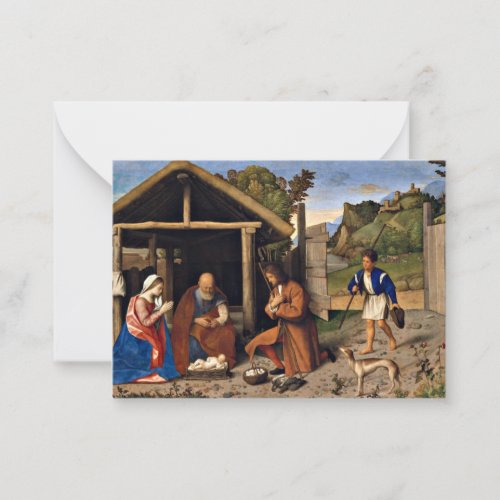 Catena _ The Adoration of the Shepherds Note Card