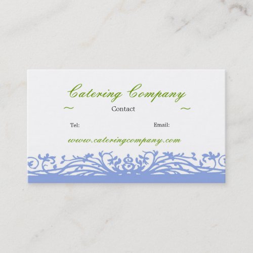 Cater or Party Company Business Card