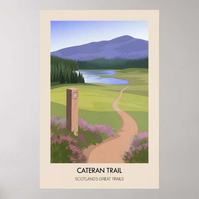 Cateran Trail Scotlands Great Trails Poster (Front)