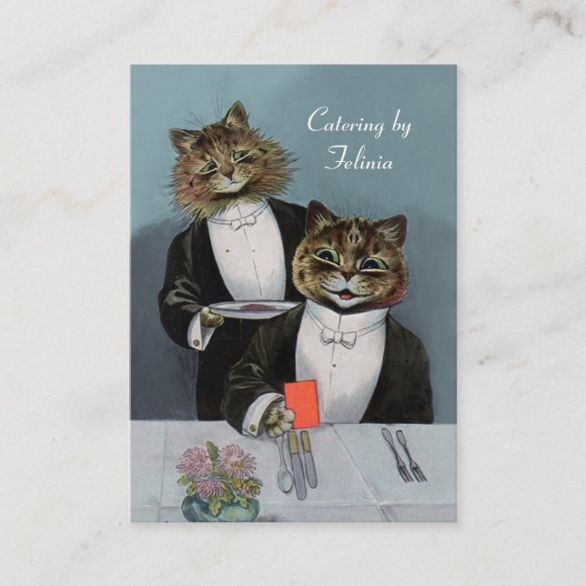 Caterer, Restaurant Owner, Party Planner, Pet Care Business Card (Front)