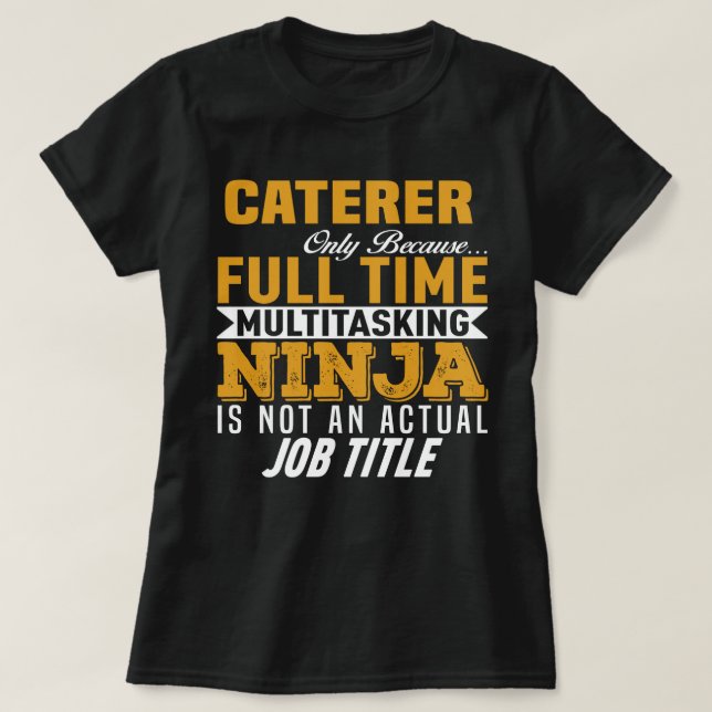 Caterer T-Shirt (Design Front)