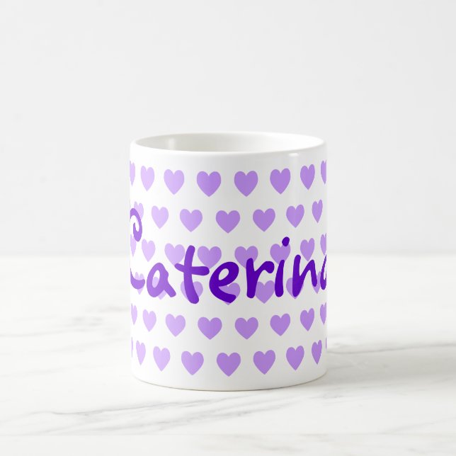 Caterina in Purple Coffee Mug (Center)
