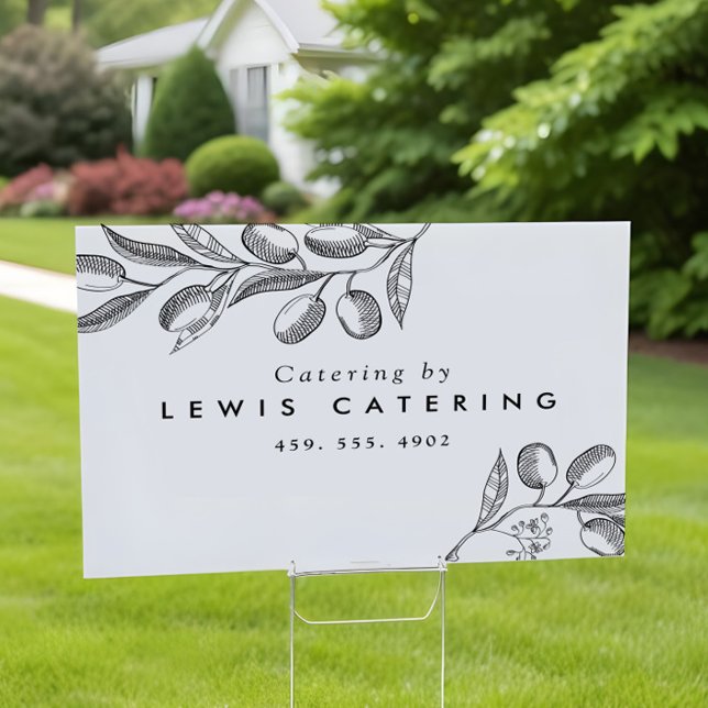 Catering Advertising Yard Sign (Creator Uploaded)