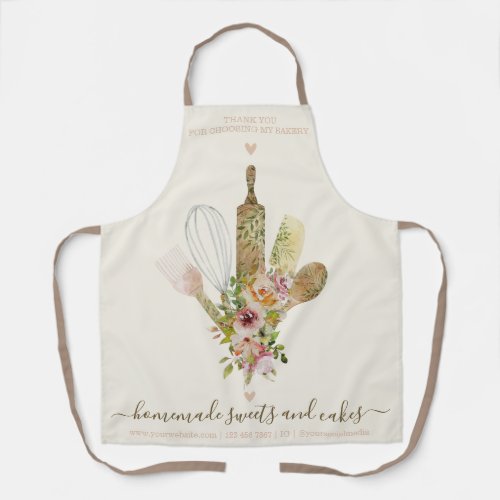 Catering Bakery Chef Rustic Cooking Apron