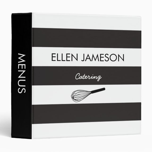 Catering Binder Organizer (Front/Spine)