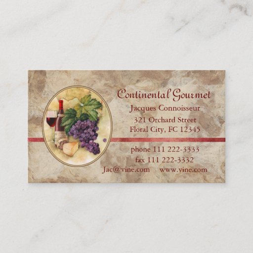 Customizable Catering Business Business Card