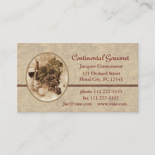 Customizable Catering Business Business Card
