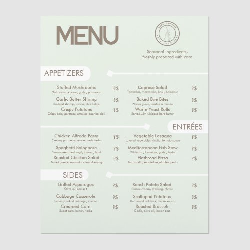 Catering Business Card | Printable Design