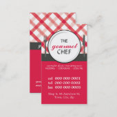 CATERING BUSINESS CARD :: table setting 4P (Front/Back)