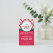 CATERING BUSINESS CARD :: table setting 4P (Standing Front)