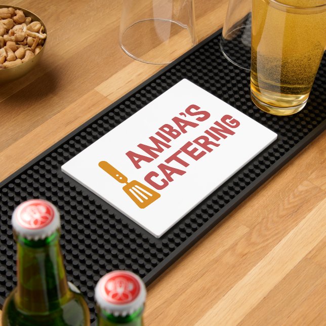 Catering Business Your Logo Hospitality Restaurant Bar Mat (Insitu (Bar 2))