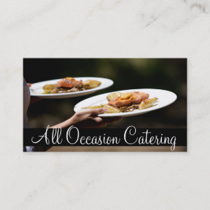 Catering Chef Wedding Planner Food Restaurant Business Card