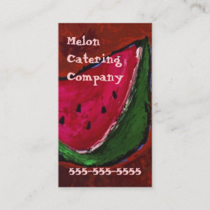catering company business card