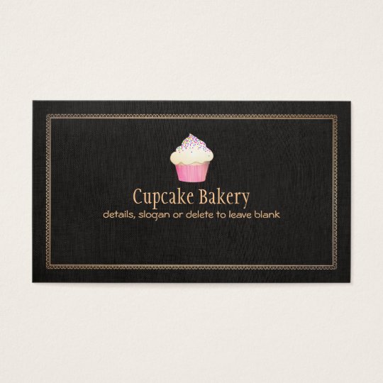 Catering Cupcake Bakery Pastry Chef Business Card