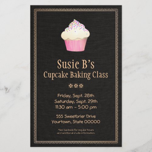 Catering Cupcake Bakery Pastry Chef Flyer