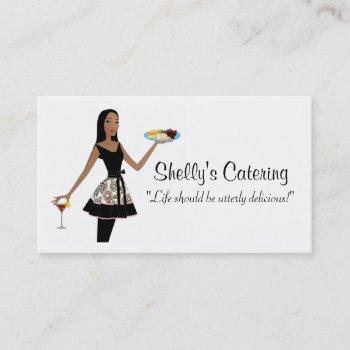 Catering Diva Business Cards by LadyDenise at Zazzle