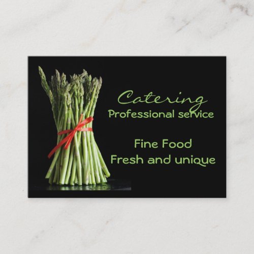 Catering  Fine Food Fresh and  Business Card