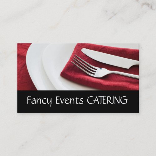 Catering  Food Business Card