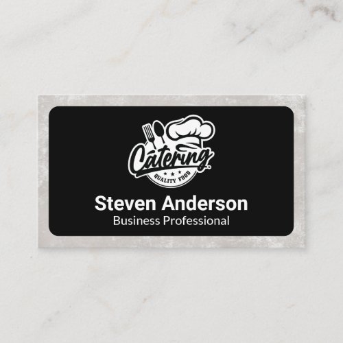 Catering Food Logo  Restaurant Business Card