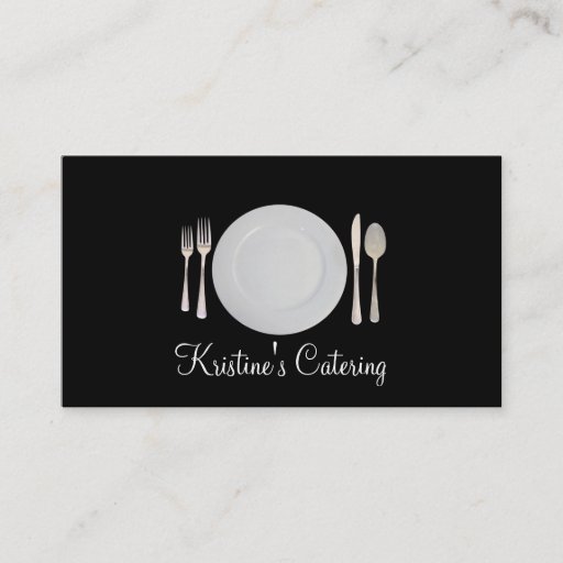 Customizable Catering, Food, Restaurant Business Card