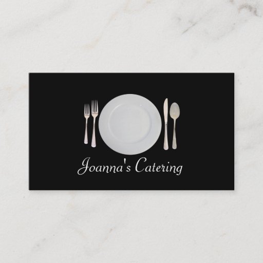 Customizable Catering, Food, Restaurant, Chef, Planner Business Card Templates