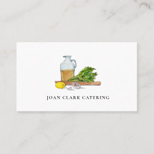 Catering Personal Chef Business Card