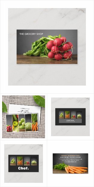 Catering Restaurant Personal Chef Business Cards
