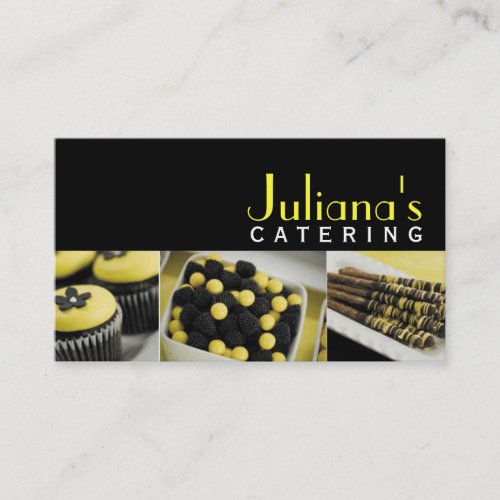 Catering Service, Food, Bakery Business Card