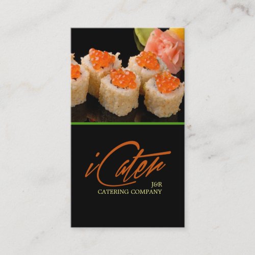 Catering Service Food Bakery Business Card