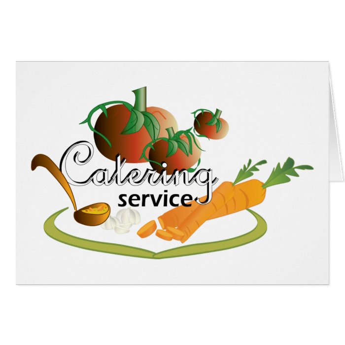 catering service II Greeting Cards