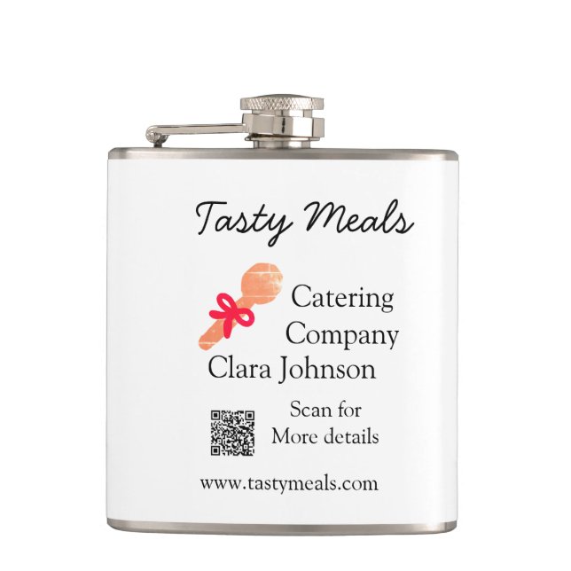 Catering services add name QR code website bakery  Flask (Front)