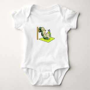 Caterpillar ABS Workout Fitness Baby Bodysuit