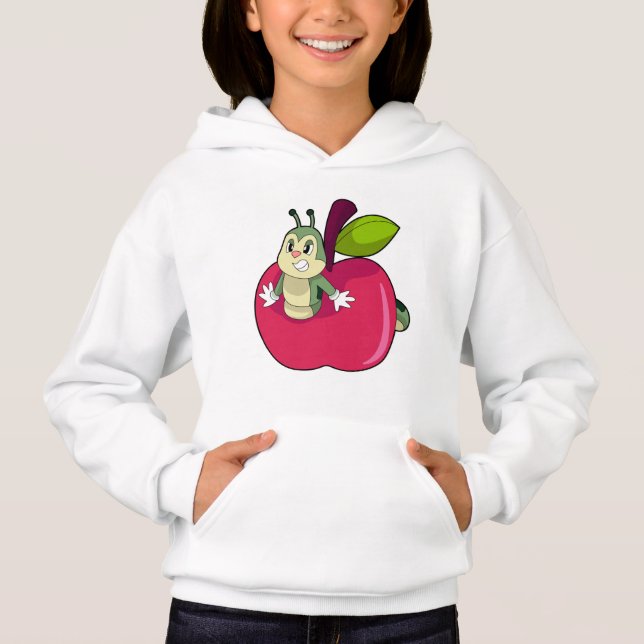 Caterpillar Apple Hoodie (Front)