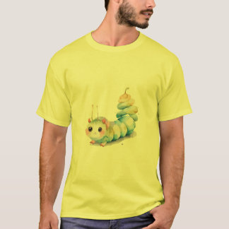 Caterpillar art emblem T-Shirt