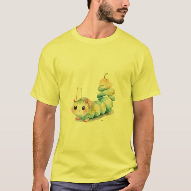 Caterpillar art emblem T-Shirt (Front)