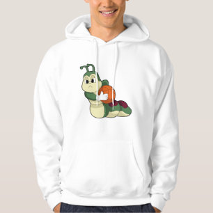 Caterpillar as Basketball player with Basketball Hoodie
